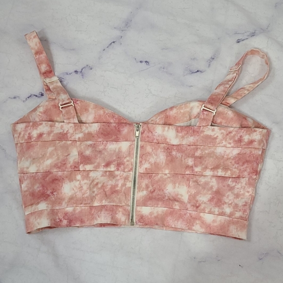 ASOS Tie Dye Bustier Top - Picture 7 of 12